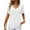 White-01, variant on Mittory Womens Waffle Knit Tops Spring Summer V Neck Shirts Casual Trendy Women's Blouses Basic Tee