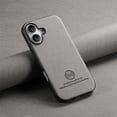 thumbnail image 2 of Dteck Case for iPhone 16 Plus,Slim Premium Canvas Grain PU Leather,Soft TPU Bumper,Non-Slip Anti-Scratch Shock-Absorbent,Protective Phone Cover for iPhone 16 Plus,Gray, 2 of 8