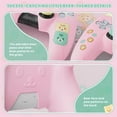 thumbnail image 5 of PlayVital Cute Bear Controller Silicone Case for ps5, Kawaii Controller Cover Compatible with Charging Station, Gamepad Skin Protector for ps5 with Touch Pad Sticker & Thumb Grips - Pink & Yellow, 5 of 8