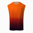 thumbnail image 4 of NOLDARES Men's Relaxed Fit Crew Neck Tank Tops Sleeveless Muscle Tees for Bodybuilding Beach Casual(Orange,XXL), 4 of 4