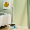 thumbnail image 2 of Pet Hair Broom, Brooms and Dustpan Set Double-Layer Scraper Foldable Dustpan Non-Stick Hair Dustpan Sweeping Brooms 180-Degree Rotatable Brooms for Vertical Storage Broom and Dustpan Set, 2 of 9
