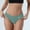 Green, variant on 6 Pack Women's Stretch Underwear Low Waist Breathable Solid Color Crotch Hipster Brief Panties for Ladies