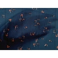 thumbnail image 4 of oneOone Cotton Cambric Navy Blue Fabric Stripe & Floral Artistic Fabric For Sewing Printed Craft Fabric By The Yard 56 Inch Wide, 4 of 4