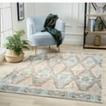 thumbnail image 6 of Luxe Weavers Oriental Geometric Blue 5x7 Area Rug for Bedrooms, 6 of 7