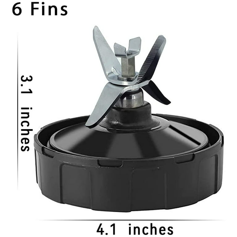 for Ninja Replacement Parts 7 Fins Extractor Blades and 24OZ Ninja Blender  Cup with Sealing Lid,for Nutri Ninja Auto IQ - AliExpress