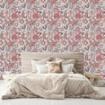 thumbnail image 2 of Pink Ethnic Floral Wallpaper Peel-and-Stick - 25"W x 225"H, 2 of 3