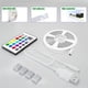 thumbnail image 2 of Tira de luces LED Maylit para televisores de 40 a 60 pulgadas, alimentados por USB con control remoto, 2 of 8