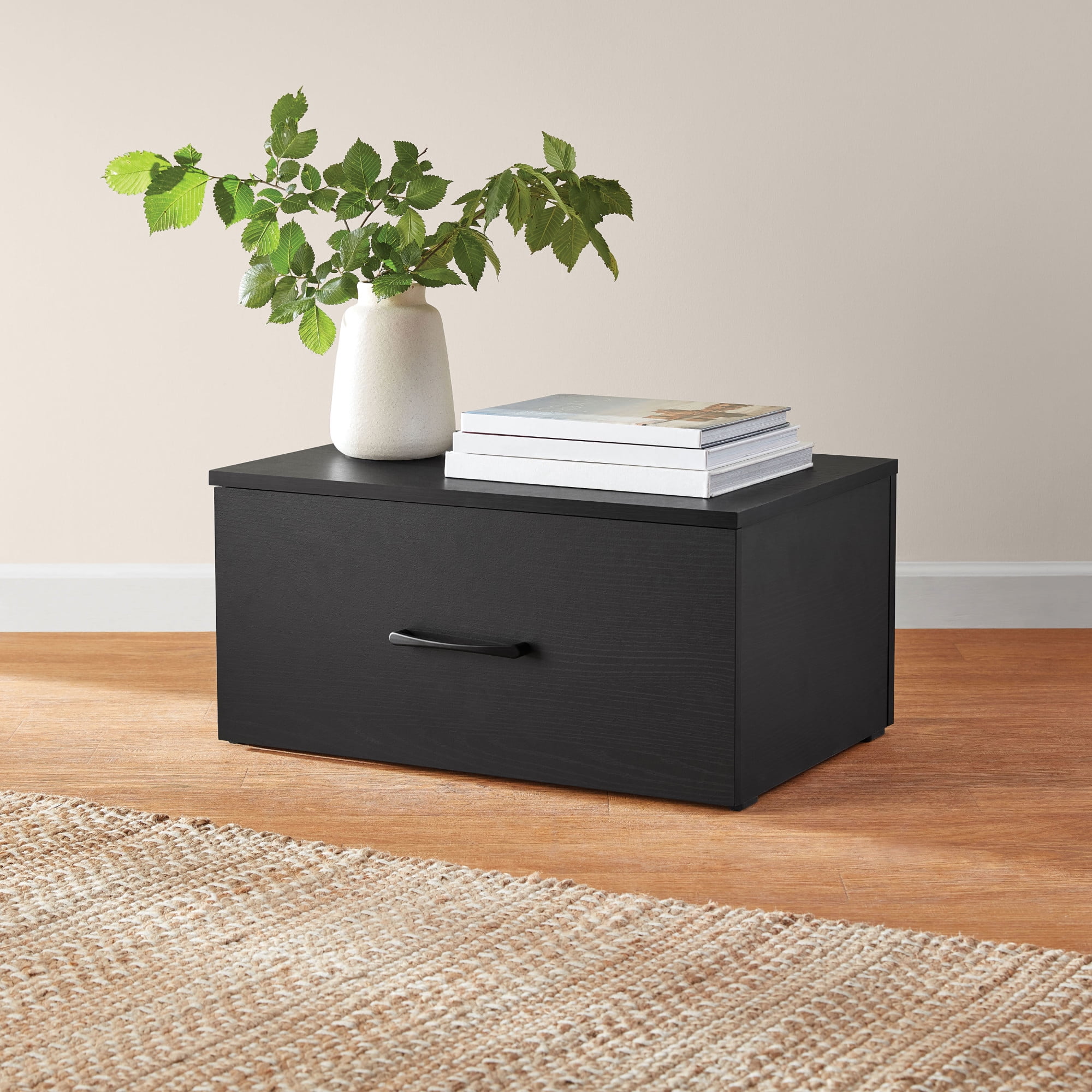 Mainstays Ardent One Drawer Modular Storage System, Black