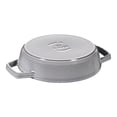 thumbnail image 2 of STAUB Pans 20 cm / 8 inch Cast Iron Frying Pan With 2 Handles, Graphite-Grey, 2 of 2