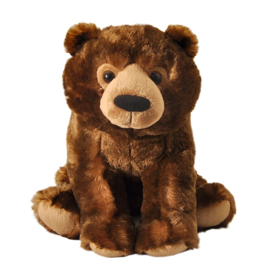 Brown Grizzly Bear 10 inch Stuffed Animal by The Petting Zoo (415219)