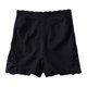 thumbnail image 4 of Pantalones cortos de viscosa de cintura alta para mujer, con encaje antidescoloramiento, tallas grandes., 4 of 4