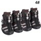 thumbnail image 1 of Billuyoard Zapatos para mascotas Botas deportivas para interiores Malla Transpirable Clásico Algodón Cremallera Calzado para mascotas Ropa para mascotas marrón cuatro Billuyoard PT000055-19B, 1 of 6