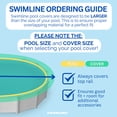 thumbnail image 3 of Swimline PCO1432 28' Round Above Ground Silver King Pool Cover, Cover Only, 3 of 8