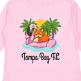 thumbnail image 4 of Inktastic Tampa Bay Florida Flamingo Girls Long Sleeve Toddler T-Shirt, 4 of 5