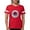 Red, variant on CafePress - Mighty Morphin Power Rang Women's Football T Shirt - Womens Football Shirt