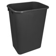 thumbnail image 4 of Storex 10.25 gal Indoor Plastic Waste Basket, Black, 4-Pack, 4 of 7