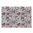 thumbnail image 1 of Floral Cutting Board, Vintage Big Garden Flowers with Leaves Tulips Buds Art Sketchy Image, Decorative Tempered Glass Cutting and Serving Board, Large Size, Coral Black and White, by Ambesonne, 1 of 1