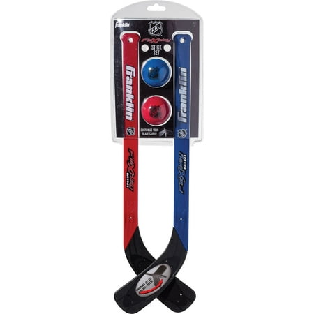 Franklin Youth NHL FlexPlay 2-Player Mini Street Hockey Stick and Ball Set