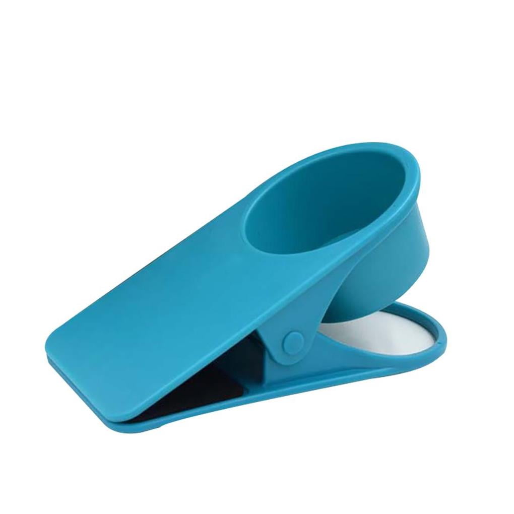 DESTYER Sturdy ClipOn Cup Holder Desk Cup Holder Clamp Table Cup Holder for Cups Water Bottles