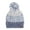 Lt. Blue, variant on Women's Color block Stripe Cable Beanie