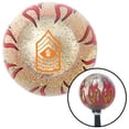 thumbnail image 1 of American Shifter  Orange 09 Master Gunnery Sergeant Clear Flame Metal Flake Shift Knob with M16 x 1.5, 1 of 1