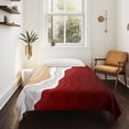 thumbnail image 4 of Red Coastal Beach Small Tapestry for Bedroom Wall Hanging Tapestry,Farmhouse Abstract Ocean Waves Striped Ceiling Backdrop Tapestries Poster Blanket Wall Decor for Teens Room Living Room 23" x 28", 4 of 8