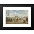thumbnail image 2 of Alfred Friedländer 24x17 Black Modern Framed Museum Art Print Titled - Horse Market at the Village Square, 2 of 5