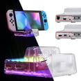 thumbnail image 2 of eXtremeRate Replacement Shell Case 7 Color 50 Effects RGB LED Kit for Nintendo Switch /OLED Dock, 2 of 8