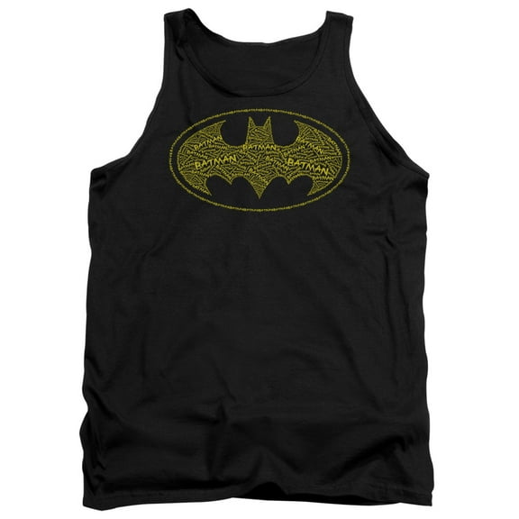 Batman - Type Logo - Tank Top - XX-Large