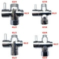 thumbnail image 4 of stanreset Diverter Valve 3 Way Water Separator Shower Tee Adapter T Shape Adapter Valve Connector Splitter Shower Supply No.3, 4 of 5