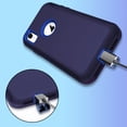 thumbnail image 3 of Petocase for iPhone XR Case,Shockproof Dust/Drop Proof 3-Layer Full Body Protection [Without Screen Protector] Rugged Heavy Duty Durable Cover Case,Navy/Blue, 3 of 6