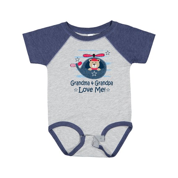 Inktastic Grandma and Grandpa Love Me Boys Boys or Girls Baby Bodysuit