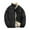 Black, variant on Men's Winter Snow Jackets Oversized Fashion Solid Color Thickened Padded Jackets Casual Hooded Warm Loose Fit Winter Puffer Jackets Comfy Men's Outfoor Clothes