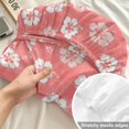 thumbnail image 4 of Twin XL Size Fitted Sheet Set - Pink Flowers 2 Piece Bedding Sets 16" Deep Pocket Fitted Sheet with 1 Pillowcases, Farmhouse Rustic Botanical Floral Pattern Brushed Microfiber Hotel Luxury Bed Sheets, 4 of 9