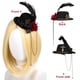 thumbnail image 3 of Mini pasadores para sombrero de fiesta de té, mini pasador para el cabello con flor, pasadores para el cabello con flores para mujer, accesorios para el cabello con flores para fiesta de té., 3 of 6