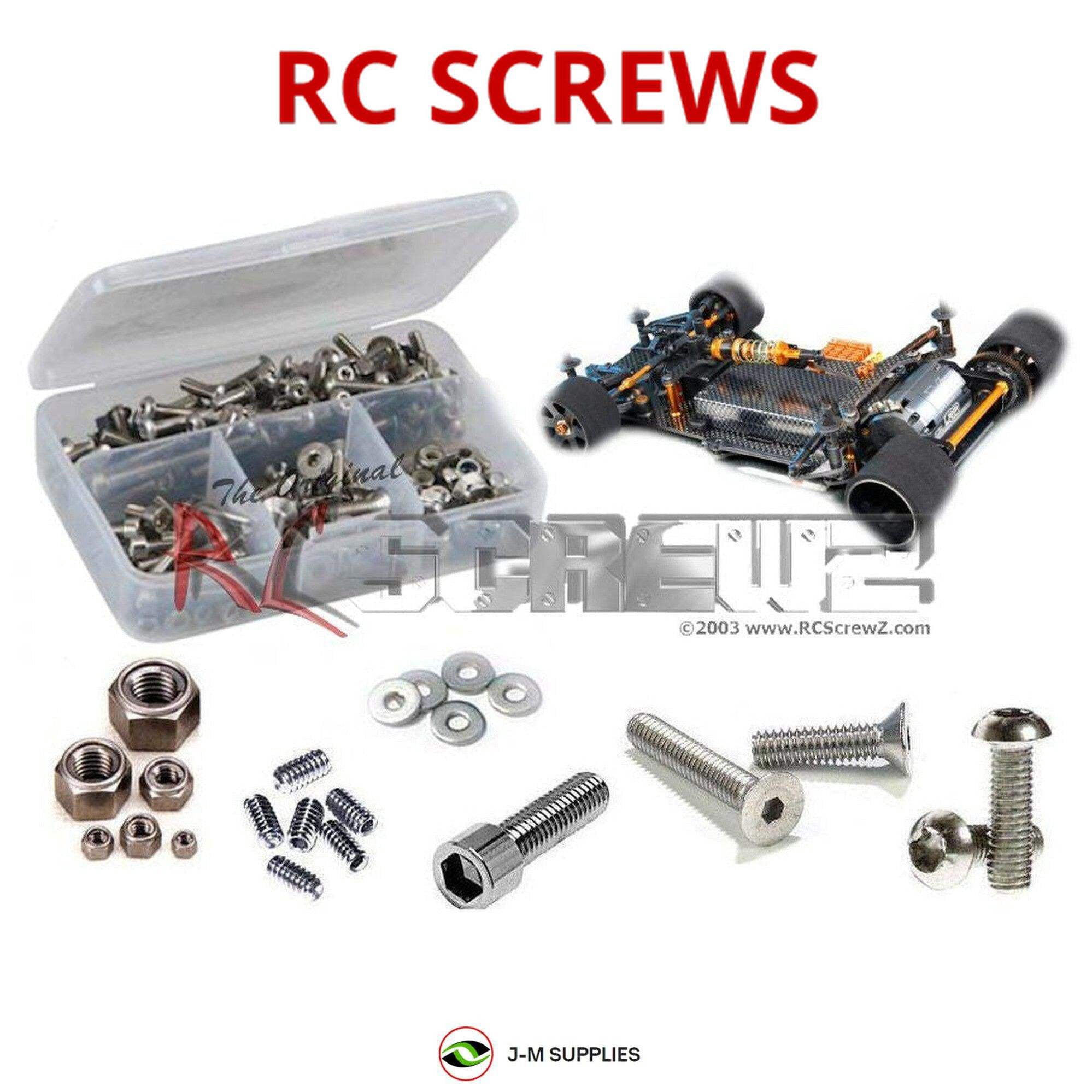 RCScrewZ Stainless Steel Screw Kit helrc012 for Helion RC Four