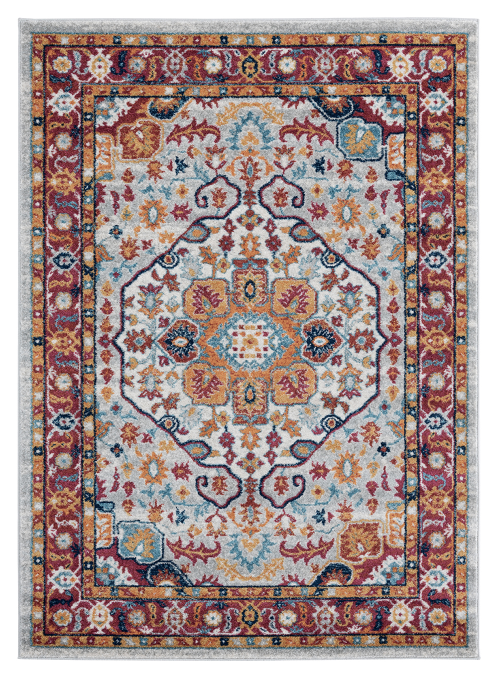 Bali Rug United Weavers Bali Area Rug 1815 30475 Caymen Multi Dots Petals 7' 10 ...