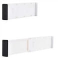 thumbnail image 2 of kkbbma Drawer Organizer Adjustable Plastic Storage Divider, Clamping Device for Drawers Wardrobes Cabinets Shelves, Partition Box Baffle for Home Office Kitchen Closet Organization, 2 of 7