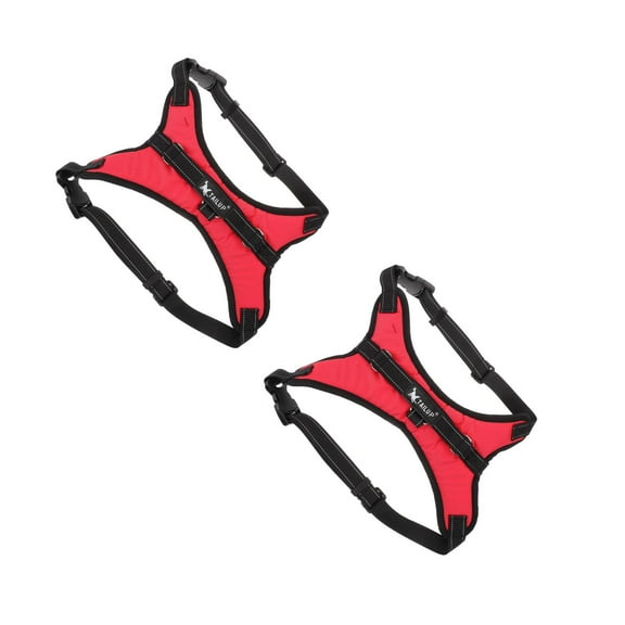 Set of 2 Pet Toys Dog Running Harness Dog Movement Harness L Red