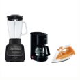 thumbnail image 1 of Set de Licuadora, Cafetera y Plancha T-Fal Negro 3 Piezas, 1 of 3