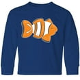 thumbnail image 3 of Inktastic Clown Fish Long Sleeve Youth T-Shirt, 3 of 5