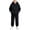 Z38 Black, variant on Mifsaly Toddler Boys Girls 2 Piece Fleece Tracksuit Outfits Solid Color Long Sleeve Hoodie and Jogger Pants Kids Outdoor Warm Fall Winter Casual Activewear