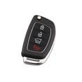 thumbnail image 3 of 2 Piezas Reempzo Control Remoto Mando A Funda Para I30 Smart Key Fob (Negro) Soledad Cubierta de la caja de la llave del control remoto inteligente, 3 of 6