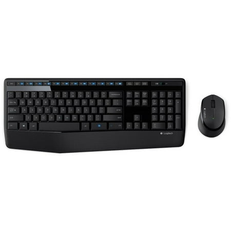 Logitech MK345 Wireless Combo with Full-Size Keyboard and Right-Handed Mouse - (Best Cheap Wireless Keyboard And Mouse Combo)