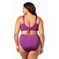 thumbnail image 2 of Elila Women's Plus Size Make It Lace Softcup, Full Coverage Wire-Free, Style 1303 Aubgerine, 2 of 3