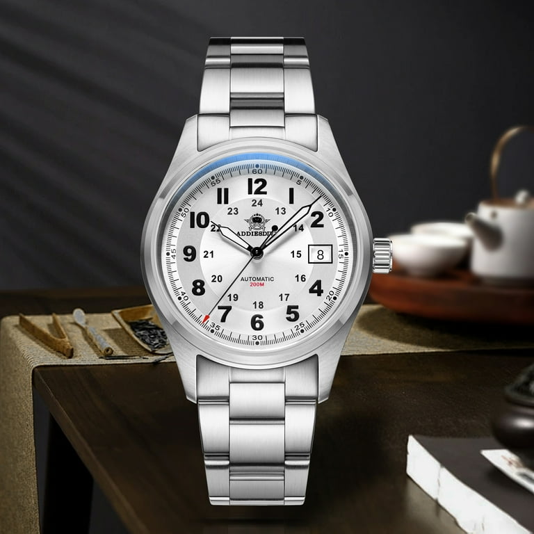 ADDIESDIVE Men's Luxury Automatic Dive Watch 200m Water Resistant