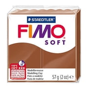 FIMO Soft Polymer Oven Modelling Clay - Most Popular Colours - 57g - Set of 3 - Caramel