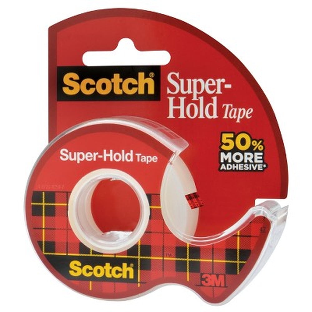 Scotch Super-Hold Tape Transparent 3/4-inch x 550-inch (Pack of 32)