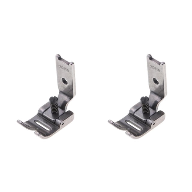maskred Durable Flat Car Presser Foot Model for Sewing Machines Outdoor Goods and Sofas Type 1 2PCS
