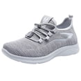 thumbnail image 3 of Domzle Men's Orthopedic Wide Walking Shoes | Comfortable Fashion Sneakers with Arch Support for Swollen, Casual Hammer Toes Shoes for Foot Relief Gray, 3 of 5